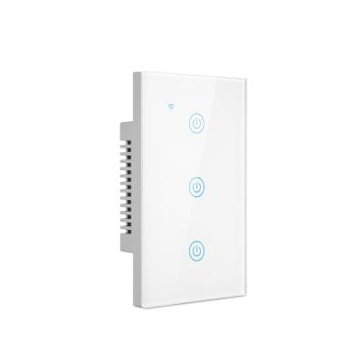 China ABS+PC TUYA Smart USA zigbee switch for home use, automation smart switch, support APP control standard and voice control US/AU/TH/VN for sale