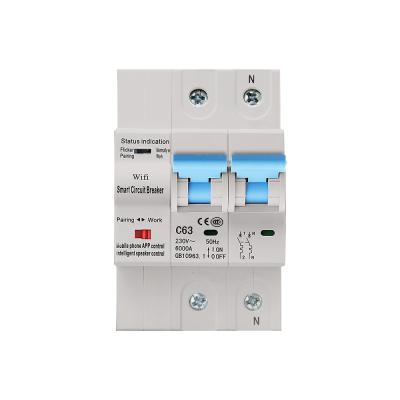 China ATuya/Smart Life Air Selling High Quality Best Switch Overload To Protect Smart Circuit Breaker Remote Control for sale