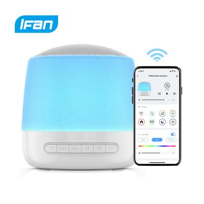 China Smart Wifi Baby Sleep Machine with White Noise,Built-in 34 Imported Permit Genuine Sleep Music to Help Sleep APP and Voice Control for sale