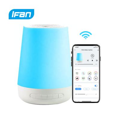 China Baby Night Light White Noise Sound Machine Set Program/Night Light, Support Smart APP and Voice Control to Adjust RGB Light and Music for sale