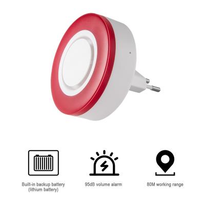 China Zigbee Wireless Siren Alarm Flash Strobe Light Sound 95dB Speaker For Smart Home Security for sale