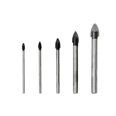 China Straight Shank Drilling 7*80mm Glass Ceramic Sand Blown Glass Tile Drill Bit Carbide Single Tip For Glass Ceramic Tile Porcelain Drilling for sale