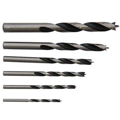 China Wood Drilling 15 Mm High Carbon Steel Half Ground Brad Point Wood Drill Bit For Precision Wood Drilling for sale