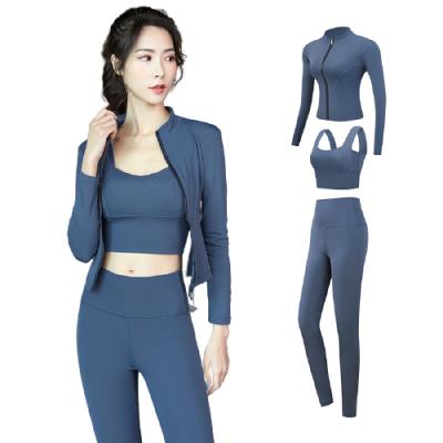 China Breathable custom logo high waisted athletic wear sets athletic wear womensetsgym wear for sale