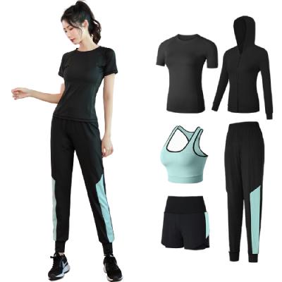 China Breathable women fitness clothing sport wear yoga set fitness and yoga wear long leggings for women for sale