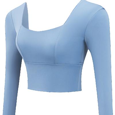 China Breathable sport long sleeve fitness wear for wome fitness sports wear workout wear women fitness for sale