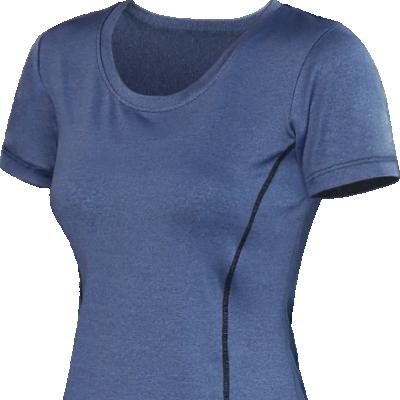 China Breathable Women Softly Loose Cotton Comfort Running Yoga T-shirt Fithess Jogging Wear for sale