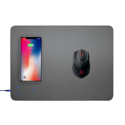 China Gaming Mousepad Large Wireless Charger PU Leather Material Gaming Mouse Pad for sale