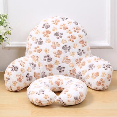 China Hot Selling 2 Massage In 1cartoon Printed Neck Pillow Cushion Stuffed Crane Printing Plush Cushion Pillows U-shape Travel Pillow for sale