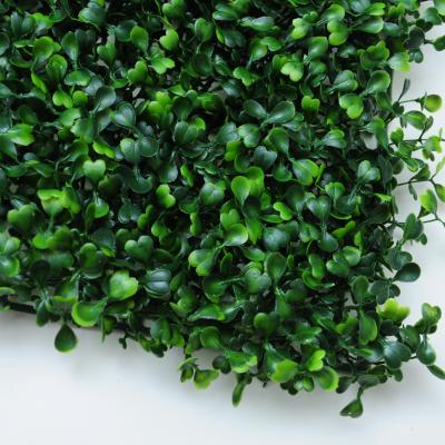 China Decorative Artificial Boxwood Hedge Panel Plants Sale Landscape Green Grass Wall for sale