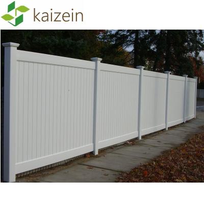 China European Hot Selling Easily Assembled White PVC Privacy Fencing For Garden for sale