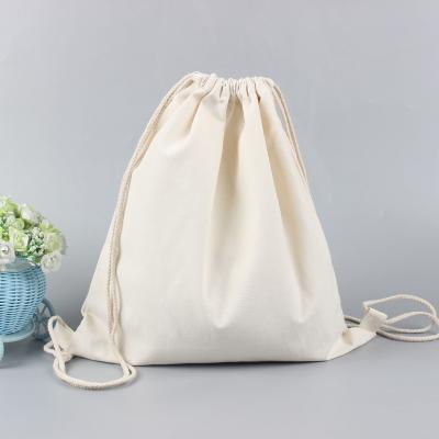 China Eco-Friendly Protective Custom Printing Eco Friendly Cotton Drawstring Bag 25*20 Cm for sale