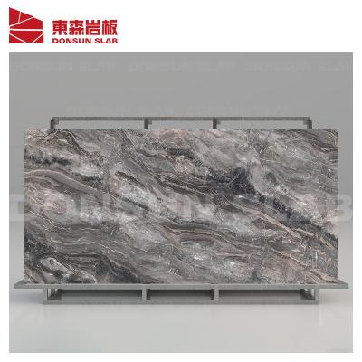 China Extra Large Modern Italian Frappuccino Marble Porcelain Slabs For Kitchen Countertops for sale