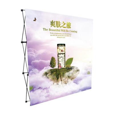 China Eco-friendly Magnetic PVC Frame Aluminum Advertising Display Backdrop Wall For Commerce for sale