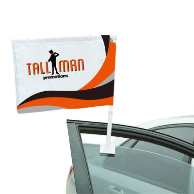 China Custom Car Window Wholesale Flag Car Steering Wheel Flag for sale