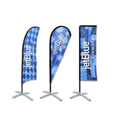 China Fly 2020 cheap and good quality Sports Event Logo Custom Blade Flag Print for sale