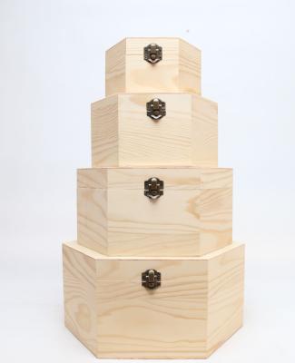 China New type boutique wooden gift box packaging sale recyclable well small wooden box for sale