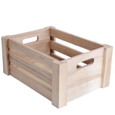 China Wholesale Decor Storage Europe Wooden Crate Wooden Crates For Fruit for sale