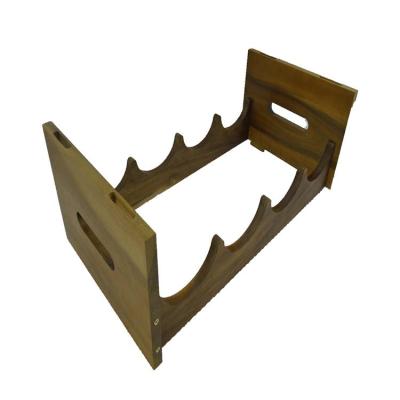 China Recyclable Promotional Good Quality Natural Wine Rack Shelves Wooden Wine Rack for sale