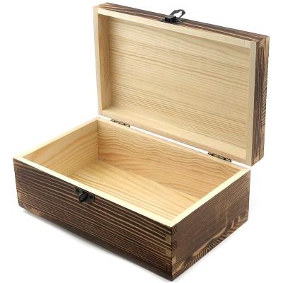 China Wooden Storage Box Custom Made China Large Wooden Storage Box With Lock for sale