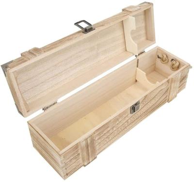 China Factory Direct Wholesale Recyclable Low Price Wooden Wine Gift Box Packaging for sale