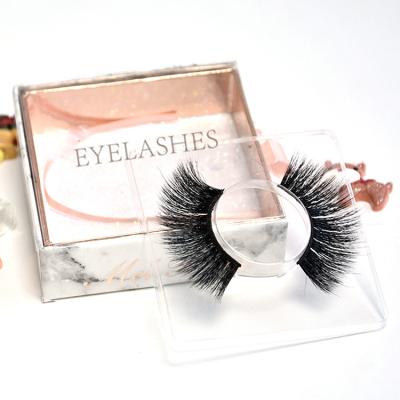 China Wholesale Natural Mink Eye 100%Natural Mink Eyelashes 100% Real Eyelash Long Tapered Lashes for sale