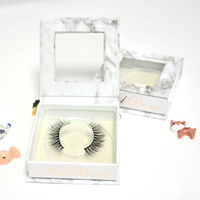 China Long Best Customized Russian Faux Natural Mink Strip Eyelashes 3d Mink Faux Eyelashes for sale