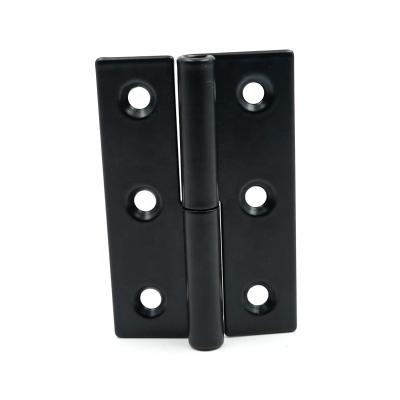 China Haitan Modern Black Cabinet Hinge 50*75mm Stainless Steel Detachable Hinge for sale