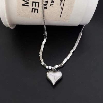 China Hot Price New Type Titanium Necklace Friendship Necklace Hiphop Steel Custom Jewelry for sale