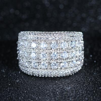 China 2022 supplier good quality hot selling moissanite ring designer charm jewelry 925 silver ring CLASSIC for sale