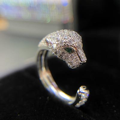 China FASHIONABLE Ladies Emerald Cut Moissanite 925 Sterling Silver Open Ring Designer Brand Adjustable Couple Rings for sale