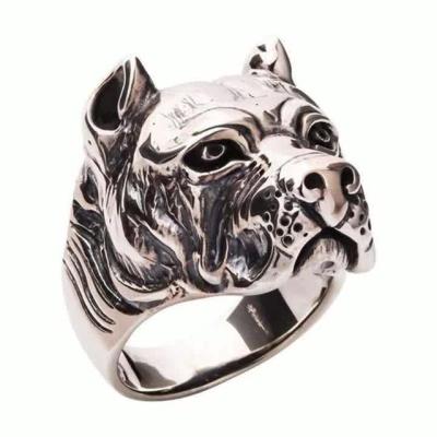 China Wholesale Custom CLASSIC Pet Shape Mens Ring Stainless Steel Mens Ring Ring Stainless Steel for sale