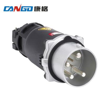 China Large 200A Industrial Current Waterproof Industrial Male Plug for sale