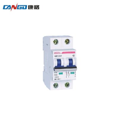 China Price List of MCB C45 16A 2 Phase 400V Miniature Circuit Breaker Parts 10KA for sale