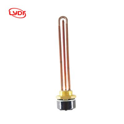 China Industry best heating process price of electric heating element for water heater, copper heater with temperature controller 85 degree for sale