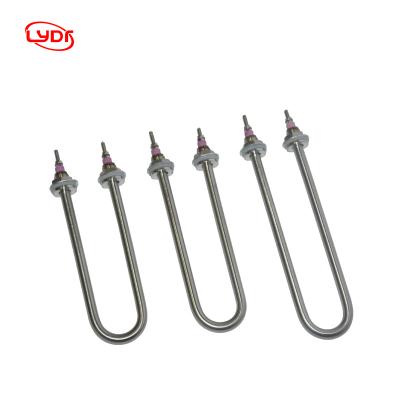 China Industry heating process Hotsale U style electric heating element, electric heating tube 1000W-4000W for water heater element for sale