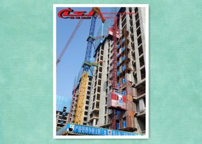 China Competitive 1 ton capacity 34m/min speed Passenger material hoist for sale