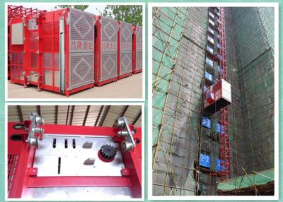 China 34m/Min Speed Man Material Hoist  / Goods Passenger Lifts 2000kg Capacity for sale