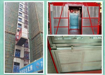 China Twin Cages Rack And Pinion Elevator , Multifunctional Material Hoisting Equipment for sale