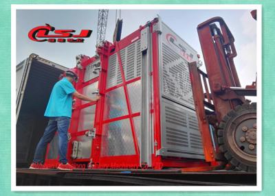 China Stable Performance Rack And Pinion Elevator Double Cabin For Man Material Lifting for sale