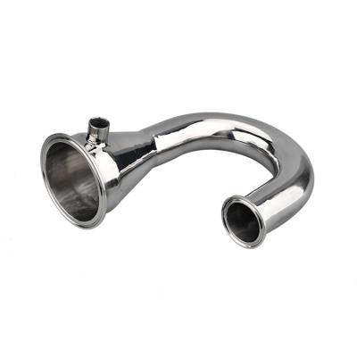 China food & Beverage Plant Distiller Fittings Stainless Steel 180 Degree Elbow Alcohol Stiller 4 Inch 2 Inch 180 Degree Elbow for sale