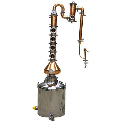 China food & High Quality Beverage Factory Cheap Price 100L Alcohol Distillation Equipment Home Use For Whiskey/Rum/Sprits for sale