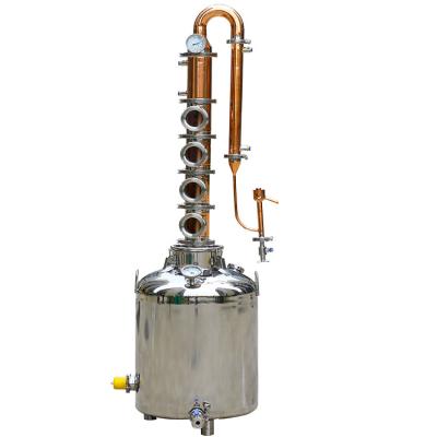 China Copper Super Distiller Whiskey Winery China Quality Electric Heating Brewing Equipment for sale