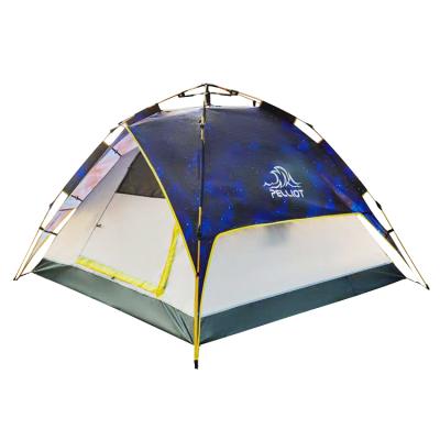 China Straight Tying Type Ultralight 2 Person Hiking Outdoor Double Layer Winter Camping Tent With Vestibule for sale