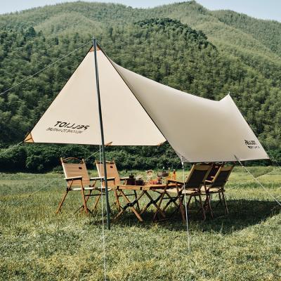 China Large Space Camping Tarp Sun Shelter Tent Canopy Canopy Outdoor Glamping Soft Tent for sale