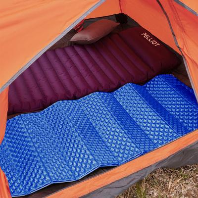 China Custom Foldable Outdoor Sand Proof Logo Moisture Proof Waterproof Picnic Hiking Beach Blanket Camping Mat for sale