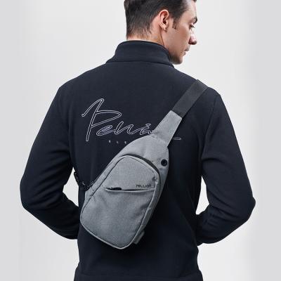 China Water Repellent Men Sling Bag Usb Shape Outdoor Chest Cross - Body Sport Body Cross Bag for sale