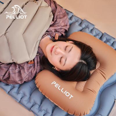 China PELLIOT Inflatable Pillow Outdoor Camping Portable Travel Air Pillow 44*32*14cm for sale