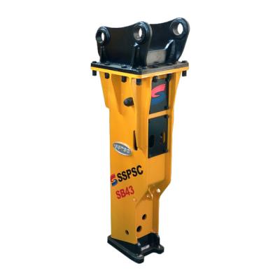 China sb43 mining hydraulic breaker silenced type sspsc brand hydraulic breaker for sale