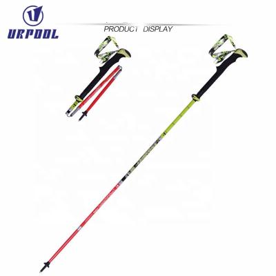 China EVA Climbing Step Folding Shock-Resistant Adjustable Trekking Pole Hiking Stick for sale